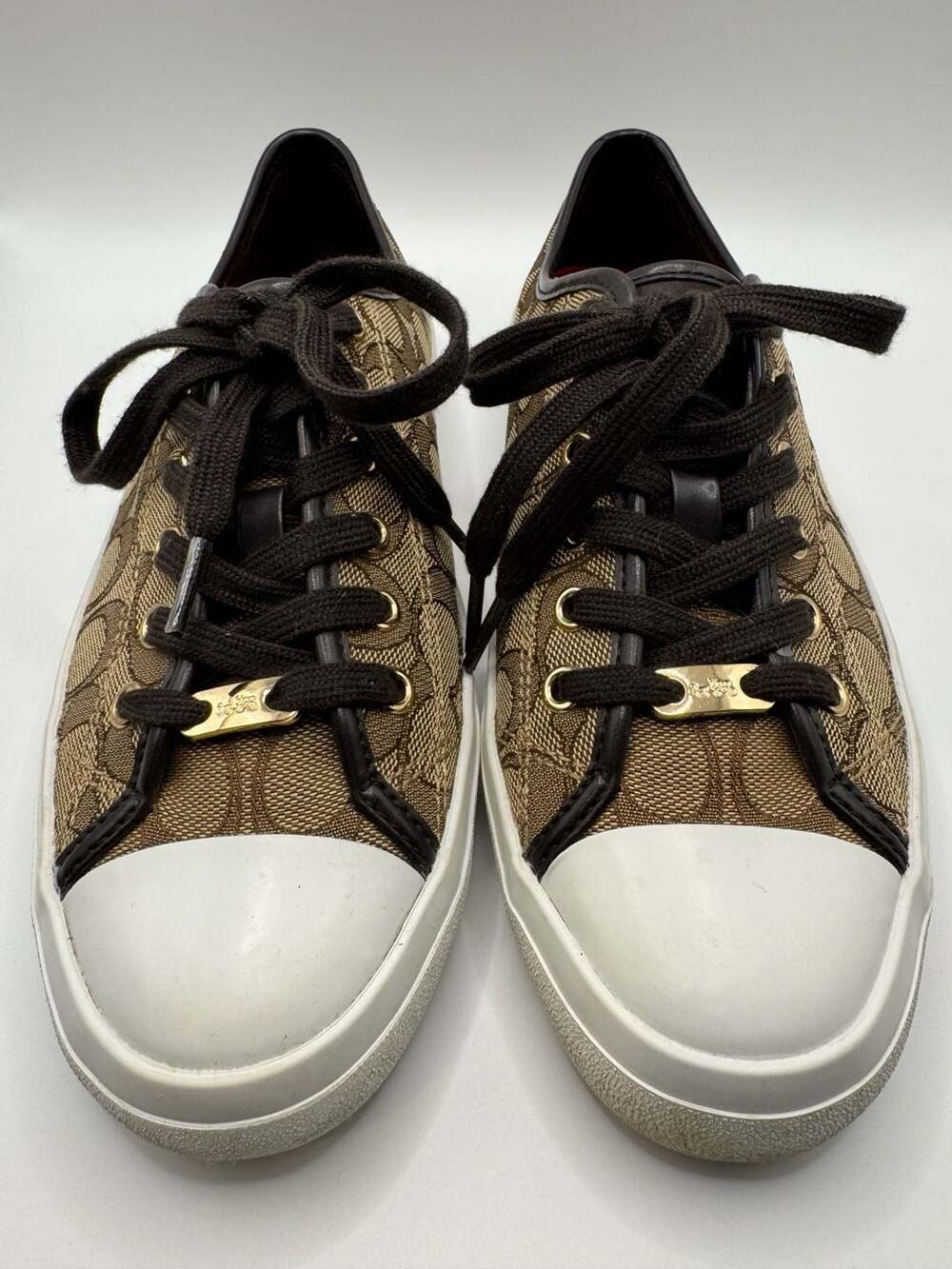 Coach Empire Signature Canvas Low Top Sneakers 9